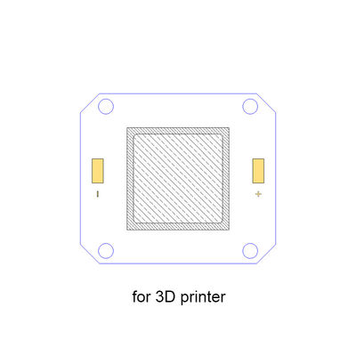 обломоки СИД 20W 385nm УЛЬТРАФИОЛЕТОВЫЕ для 3D принтера, обломок СИД УДАРА высокой плотности 4046