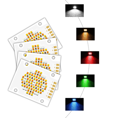 RGBWC Five Color 180W High CRI 95 LED COB Chip 40X50MM LED Chip для освещения сцены / вспышки / светофора