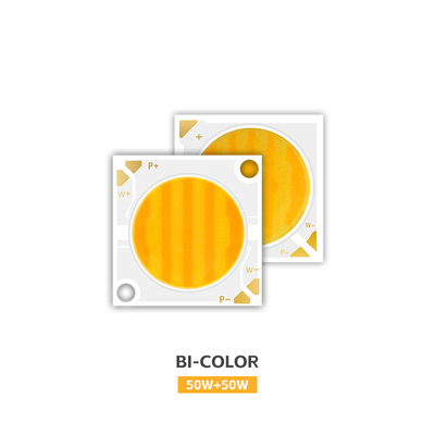 COB LED Chip 2800k / 6500k CCT Высокий CRI RA95 COB LED Chips R21mm 40W+40W 100-110lm/w 1.1A 36-38V для сцены