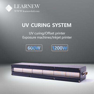 СИД 1200W 395nm УЛЬТРАФИОЛЕТОВОЕ леча систему с углом взгляда 120° & 0-1200W затемняя метод контроля для принтера 3D/Offset/Inkjet
