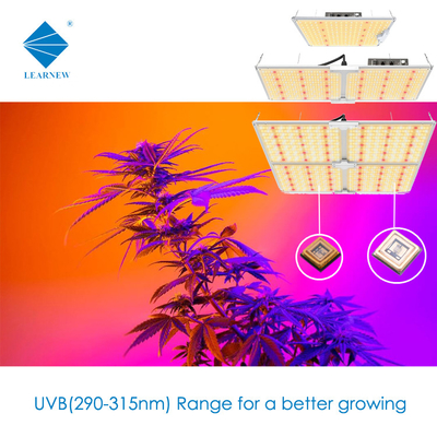 3838 3W UVB LED чипы 340-350nm Высокая оптическая мощность 80-120mW Для медицинского лечения
