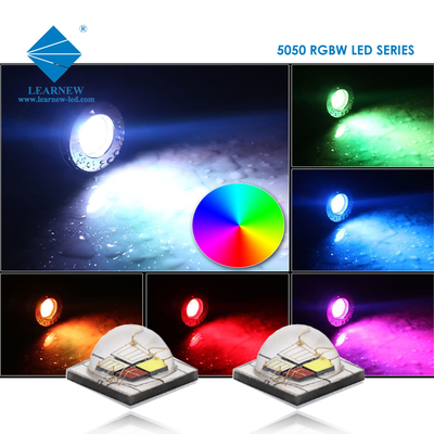 12 Вт SMD5050 RGBW чипы 350mA 620-630nm 520-530nm 460-470nm 3000K для светодиодов