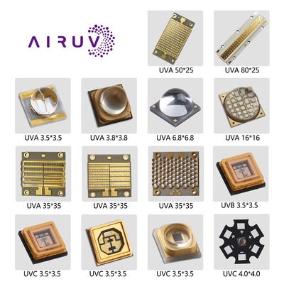 3D принтер 3535 3838 6868 обломок 365nm 385nm СИД UVA 10W 50W 100W 200W 300W УЛЬТРАФИОЛЕТОВЫЙ