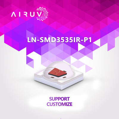 SMD 3535 Ir Led Chip 2w 1.7v 1.5v 1.3v 730nm-950nm для виртуальной реальности 3D печати