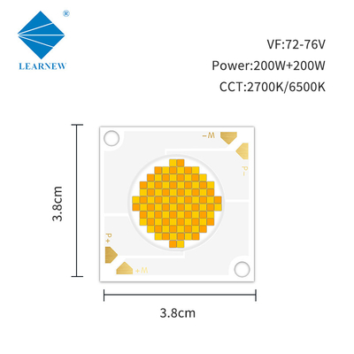 200W 200W COB LED Chip CRI95 Бицветные светодиоды COB с двойным затемнением CCT 2700K 6500K