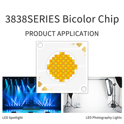 200W 200W COB LED Chip CRI95 Бицветные светодиоды COB с двойным затемнением CCT 2700K 6500K