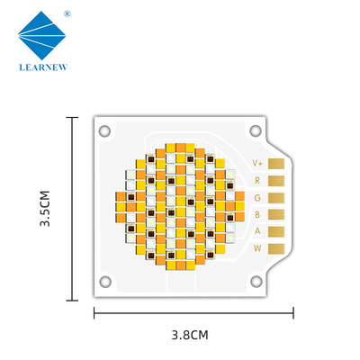 250 Вт VF 24-26 Вт Снижаемый 5 цветов RGBCW COB LED чип с высоким CRI 90RA для освещения сцены