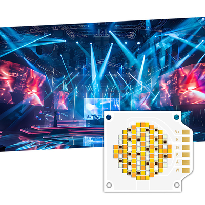 250 Вт VF 24-26 Вт Снижаемый 5 цветов RGBCW COB LED чип с высоким CRI 90RA для освещения сцены