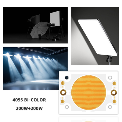 Настройка 200w 4055 Dual Color Cob Led с 200W 200W мощностью и белым 2600k 6500k
