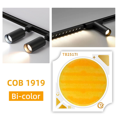 18W 24W 25W 30W Bi Color COB LED 1919 серии с ВСЕМЫМ размерами 19x19 мм и CCT 2800K/6500K