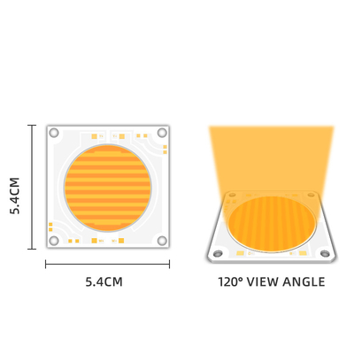 5454 Снижаемый 200w 150w Cob Led Chip двойная цветовая температура 2700k 6500k 51-53v 57-60v