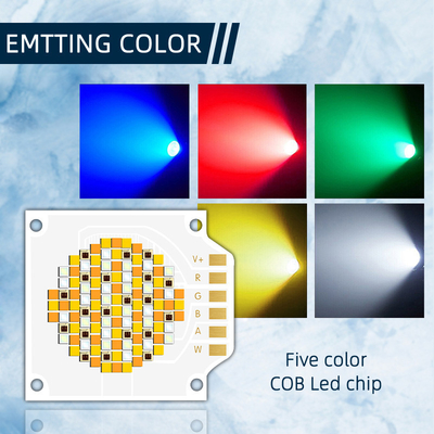Пять в одном полноцветный Cob Led 250W ~ 350W 3538 2700K 6500K RGBCW Led Cob чип 24-26V