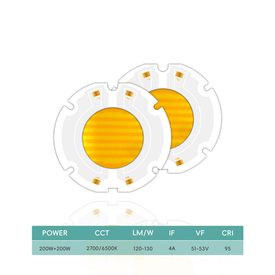 AC 51-53V 2700K-6500K Full Spectrum LED Chip 200w AC COB LED Chip (Лидирующий микросхема)