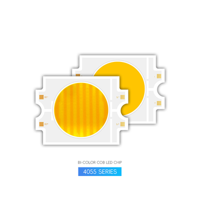 В наличии 4055 Cob Led Chip Dual Cct Warm White Cool White Dimmable 300w Cob Led Chip Cri95 2700k+6500k