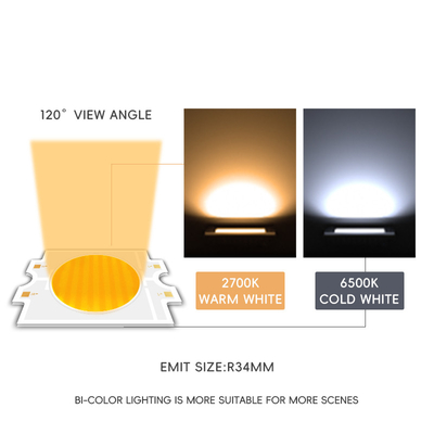 Высокая мощность COB LED Chip 300W + 300W Bi Color Led для фотолампы