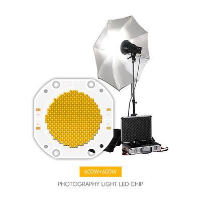 Производственная цена 75*75 60V 600W+600W Двойной CCT LED COB Bi Color COB LED Chip Высокая мощность COB LED
