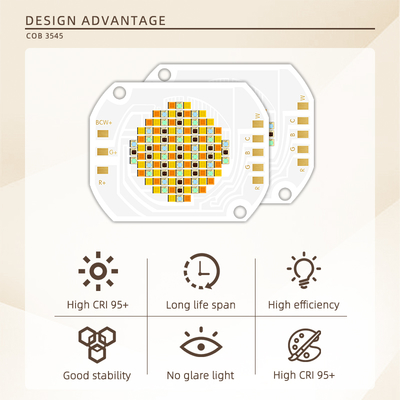 Светодиодный чип 3545 LED 350W RGBCW 45-48V высокой яркости COB
