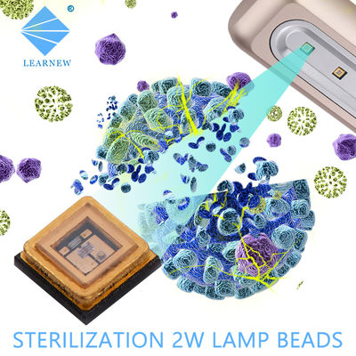 CE сертифицированный 270nm 265nm 275nm UVC LED чип с кварцевым стеклянным линзой для очистителя воды