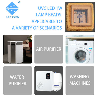 CE сертифицированный 270nm 265nm 275nm UVC LED чип с кварцевым стеклянным линзой для очистителя воды