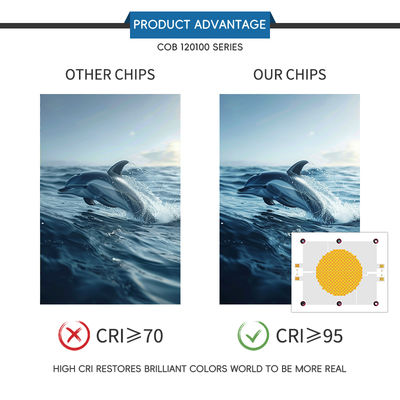 Высокоэффективный COB LED чип с 10000 часами работы, углом обзора 120° и материалом Algainp для сценического и фото освещения