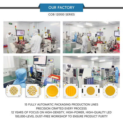Высокоэффективный COB LED чип с 10000 часами работы, углом обзора 120° и материалом Algainp для сценического и фото освещения