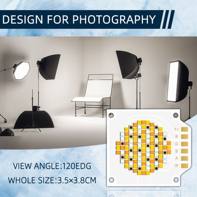 Высококачественный RGBWW COB LED чип 3538 с 2-летней гарантией, входным напряжением 24-26 В и 10000 рабочих часов для сценического светодиодного освещения