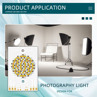 Мощный COB LED чип 300W 500W RGBWW 38x56мм 110LM/Вт 2400K-7000K для коммерческого освещения