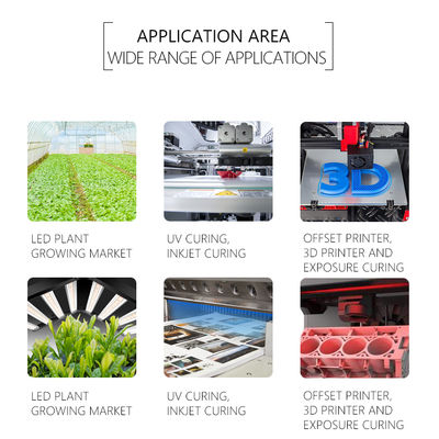 Сильный излучение 10W UVA SMD6868 365nm фиолетовый свечение UVA светодиодный микросхема для невидимого света УФ-съемки приложений