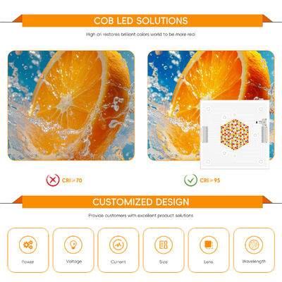 2100W Многоцелевой COB LED чип с входным напряжением 80-86 В и сроком службы 10000 часов для сценического и фотографического освещения