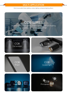 Оптовая продажа Высокая световая эффективность 300W+300W 5555 Двухцветный мощный COB LED чип Высокий CRI 95 Белый COB для кино- и видеосъемки