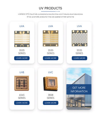 Высокая яркость SMD3535 UVA LED Chip 3W 395nm 405nm для ультрафиолетового отверждения и стерилизации 120 градусов УФ LED Коммерческое промышленное использование