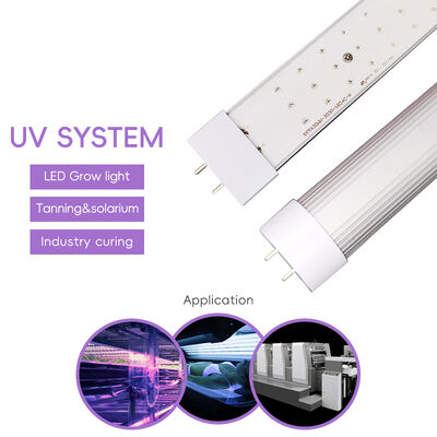 1.5M UV LED Tube 365nm 370nm 100W 120W UV Tube Lamp Медицинская 1.7M AC Дизайн загорания кровати УФ LED Фототерапия эксперт