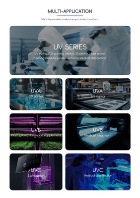 Высокопроизводительный UVA UVB UVC LED чип Ультрафиолетовый светоизлучающий диод полный спектр УФ-ЛЕД-светодиод для медицинского и промышленного использования