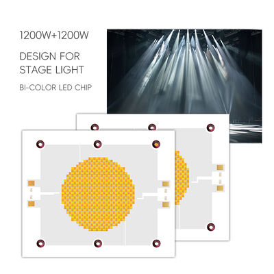 1200W 75-85V Ra95 2700K/6500K 18-21A*2 120x100mm Высокомощный светодиодный COB-чип для фотолампы Белый теплый белый двойной гаситель