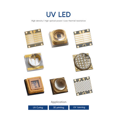 Высокомощный УФ-ЛЕД 365nm 300W 22*35mm Угол обзора 120° 34-38V