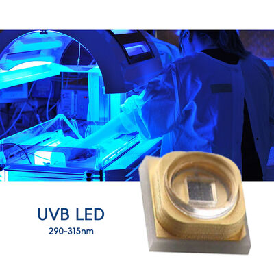 3W UVB SMD3535 УФ светодиод 3 Вт 50мВт-70мВт чип 3,5*3,5 мм 290нм-315нм ламповые бусины 4-5В