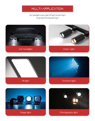 LEARNEW High Power ALN Coppering LED Chip 3W/2W Mixed Spectrum 365nm UV & 1600nm IR 120 Sphere 1.6mm 2.8-3.4V 1800K-700K Ra70