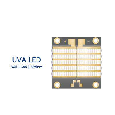 Горячая продажа 3535 UVA LED 200W 300W Высокая эффективность 40%-50% 365nm 385nm 395nm UVA LED чипы для ультрафиолетового отверждения